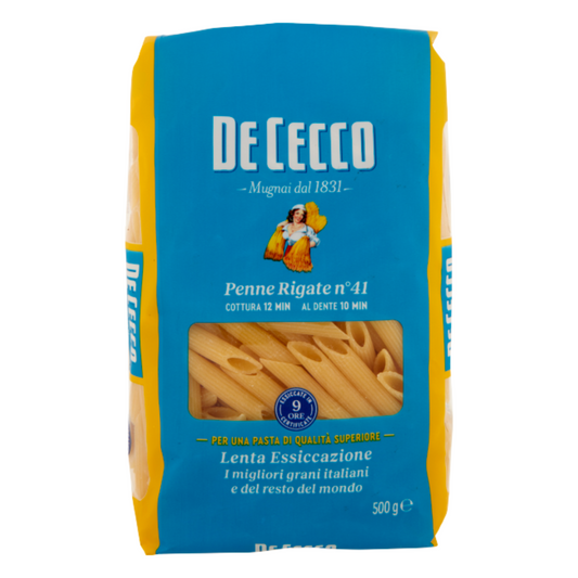 DE CECCO PASTA DI SEMOLA PENNE RIGATE N°41