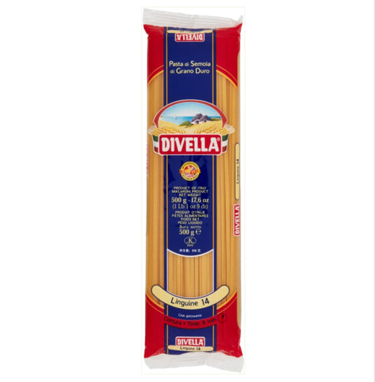 DIVELLA PASTA DI SEMOLA LINGUINE N.14 500 GR