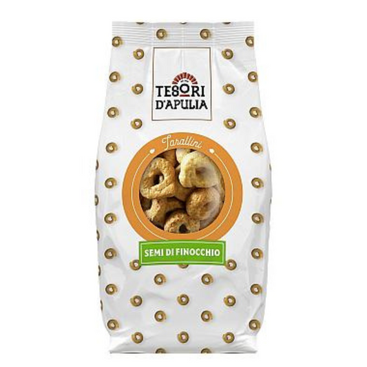 TESORI D'APULIA TARALLINI FINOCCHIETTO 200 GR