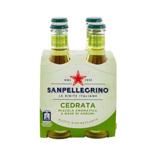 SAN PELLEGRINO VETRO 4X200 CEDRATA