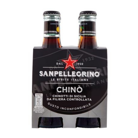 SAN PELLEGRINO VETRO 4X200 CHINOTTO