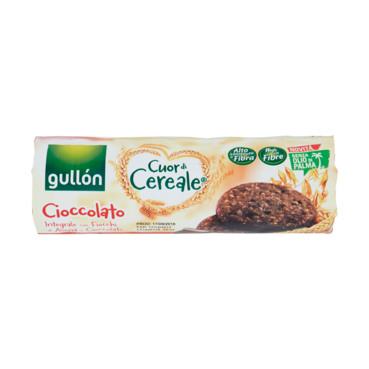 GULLON CUOR DI CEREALE CIOCCOLATO 280 GR