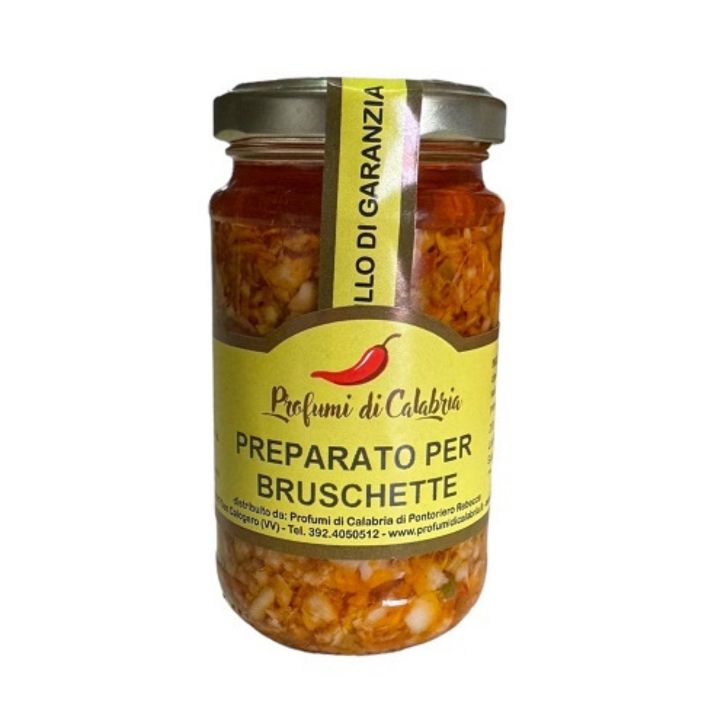 Vasetto preparato per Bruschetta Calabrese/ Bruschetta Aufstrich  212 ml