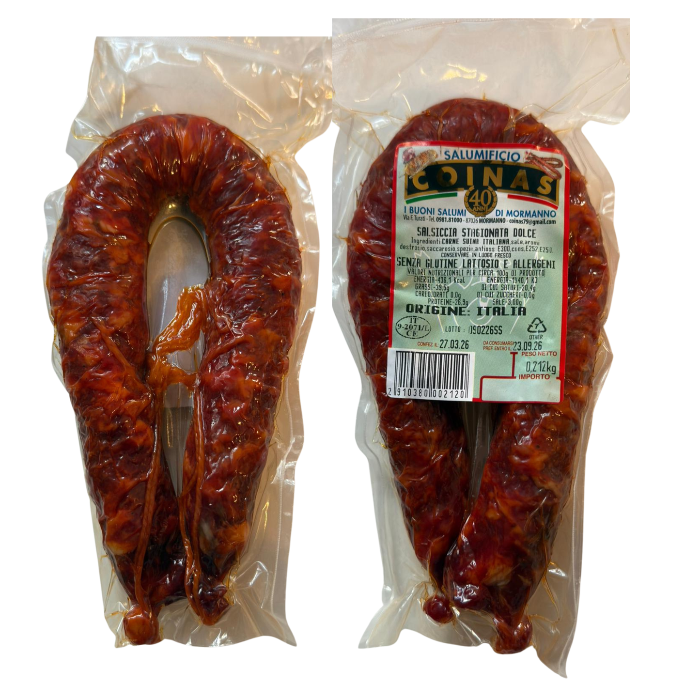 Salsiccia dolce stagionata aus Kalabrien