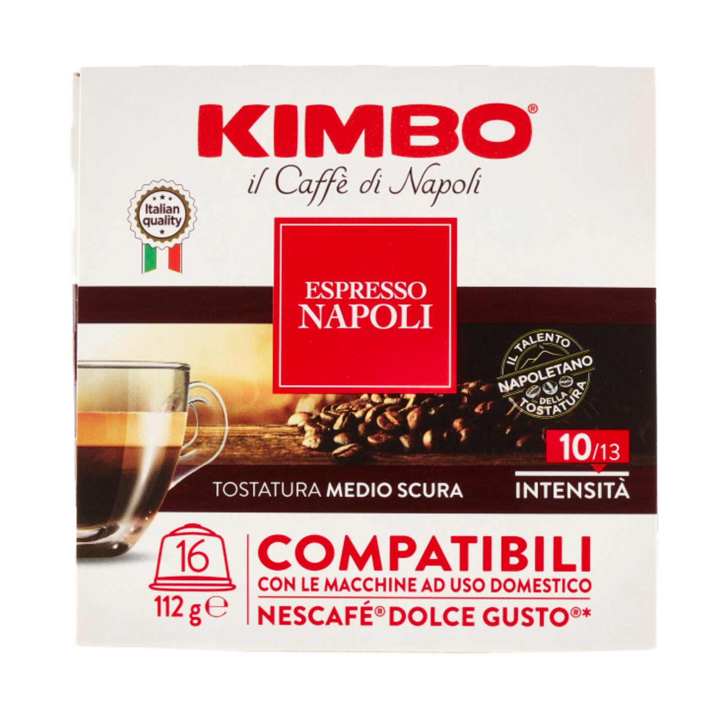 KIMBO CAPSULE NAPOLI DOLCE GUSTO 112 GR