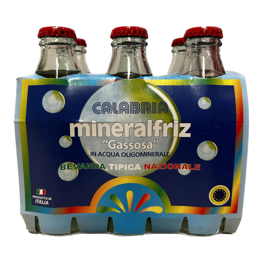 Calabria MineralFriz Gassosa In Wasser mit geringem Mineralgehalt 18cl x6