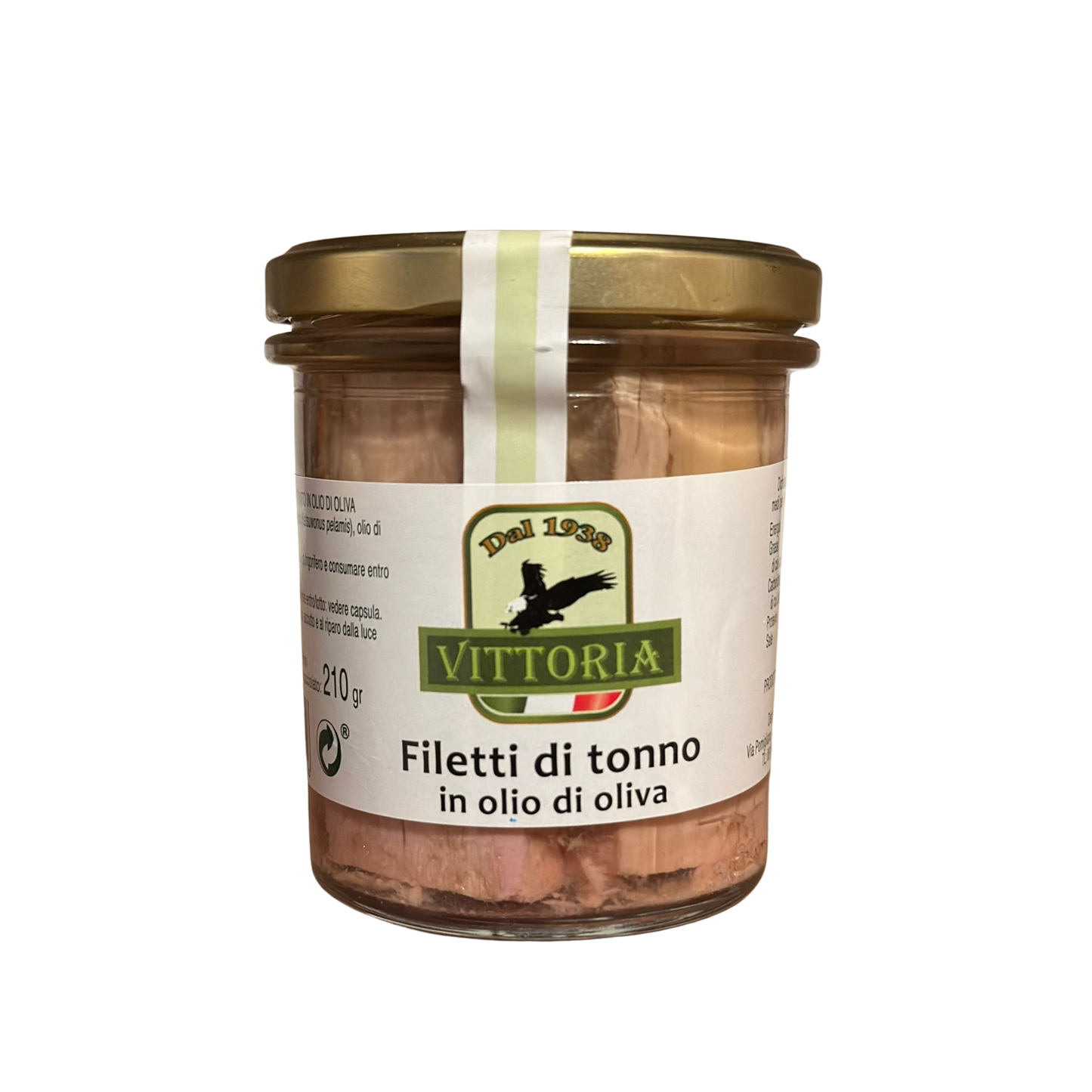 Thunfischfilets in Olivenöl – Vittoria (im Glas)