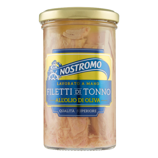 NOSTROMO FILETTI DI TONNO IN OLIO DI OLIVA 250 GR