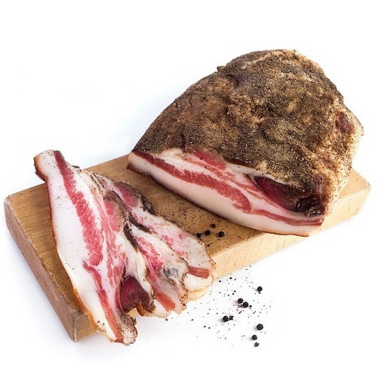 Guanciale Calabrese Dolce con Pepe Nero