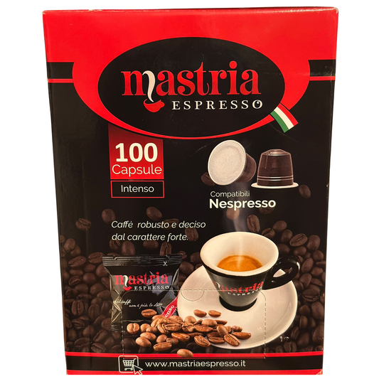 MASTRIA NESPRESSO INTENSO 100 KAPSELN