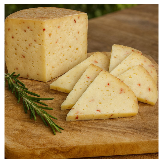Würziger, halbgereifter, pikanter Pecorino aus Kalabrien
