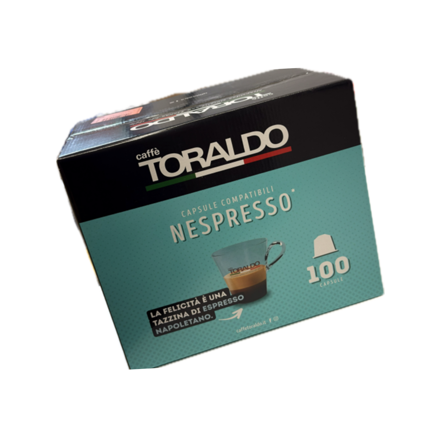 caffe' Toraldo Box 100 Kapseln Mischela Cremoso compatibile Nespresso