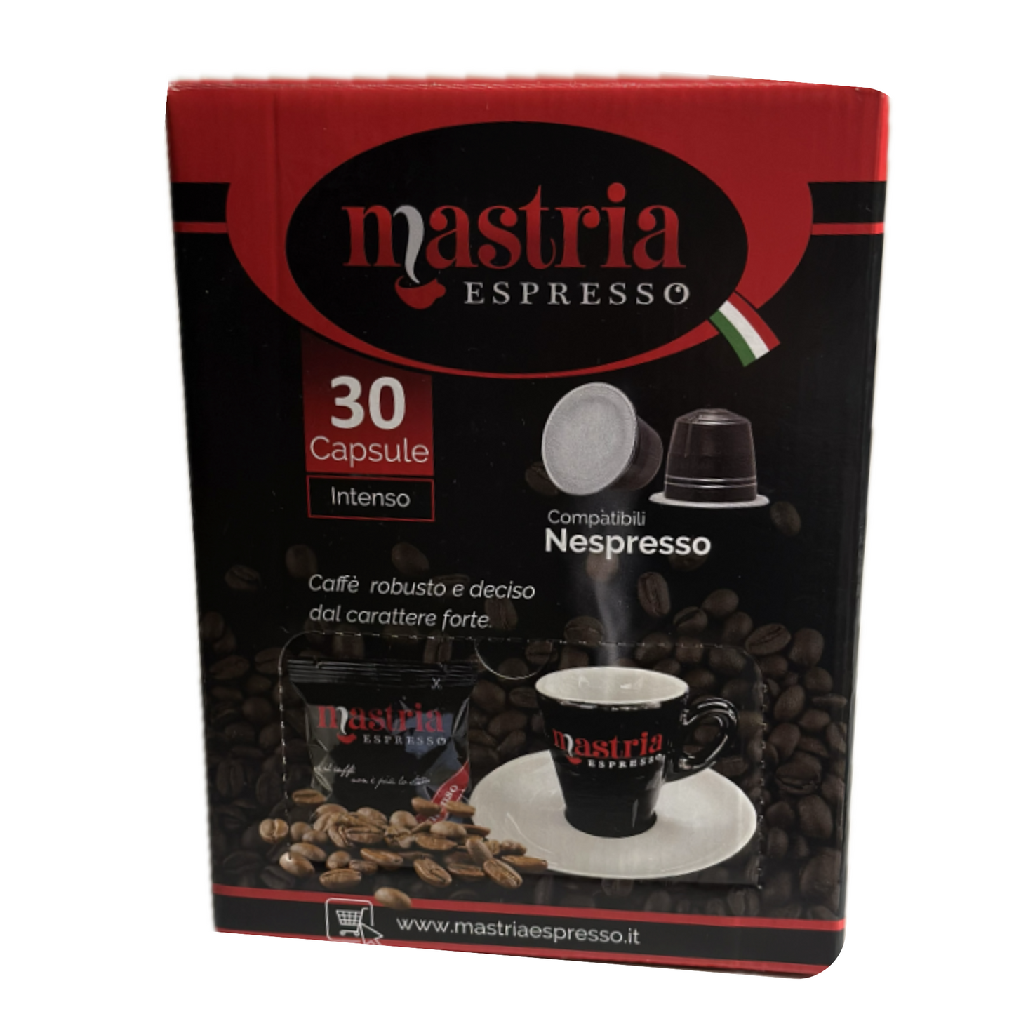 Kaffe Mastria intenso 30 Kapsel nespresso