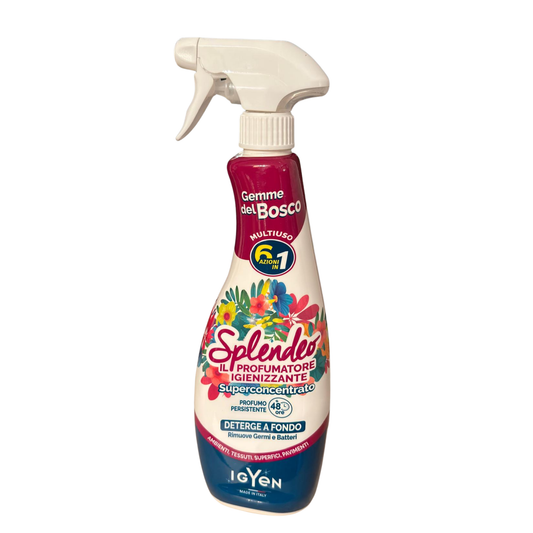 Splendeo Duftreiniger & Hygienespray Waldblüte – 6 in 1