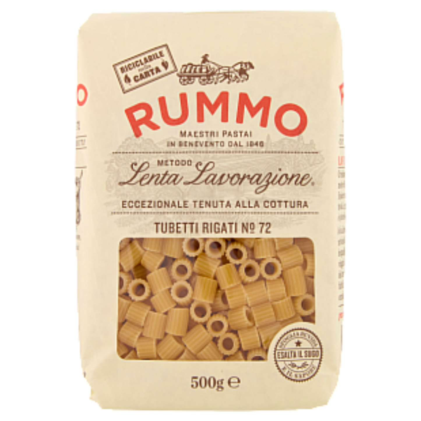 RUMMO TUBETTI RIGATI N.72 500 GR
