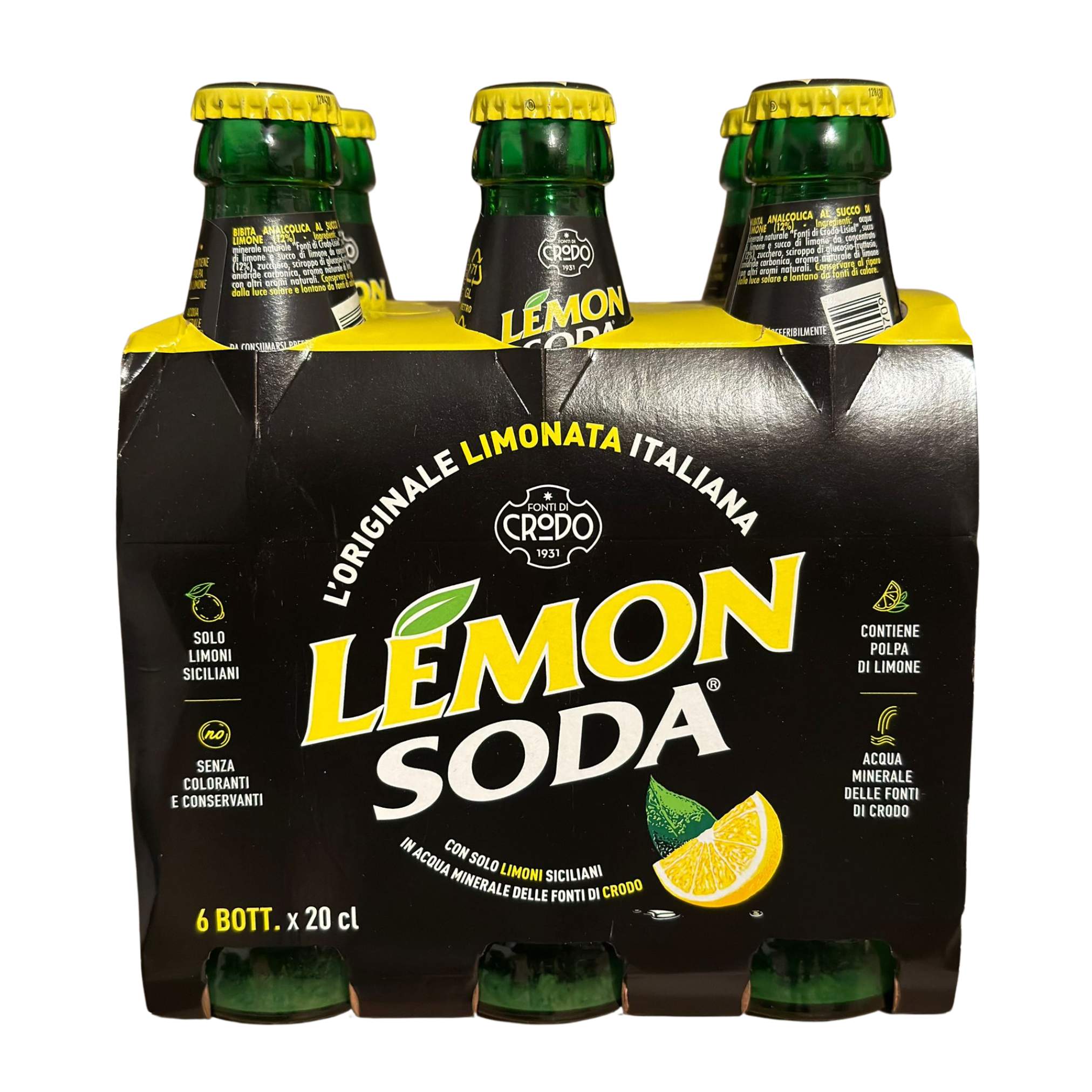LIMONADEN GETRÄNK ZITRONE LEMON SODA 6X0,2LT